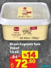 BİRŞAH KAYMAKLI TAVA YOĞURT 1,5 KG